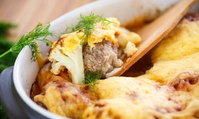 Рецепт овощная запеканка с фаршем