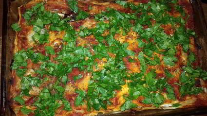 постная запеканка с баклажанами