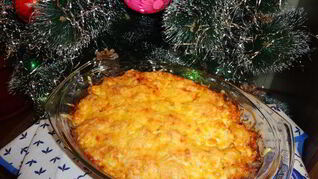 Творожная запеканка с тыквой