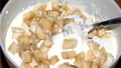 творожно-банановая запеканка