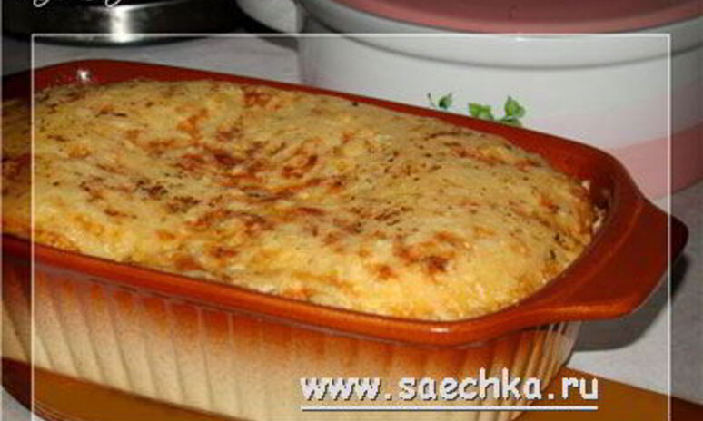 Рецепт творожно-кабачковая запеканка