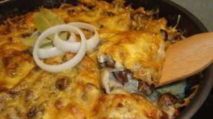 запеканка грибная