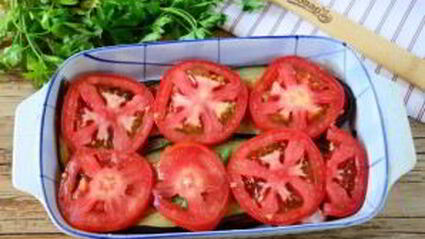 запеканка из баклажанов с куриной грудкой