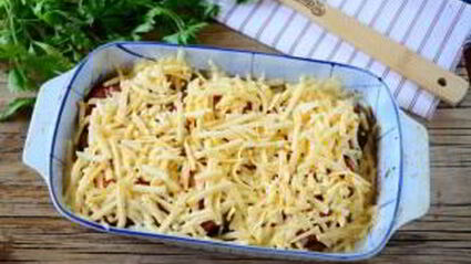 запеканка из баклажанов с куриной грудкой