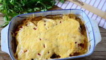 запеканка из баклажанов с куриной грудкой