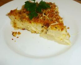 Запеканка из макарон и цветной капусты