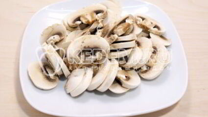 запеканка из макарон с грибами