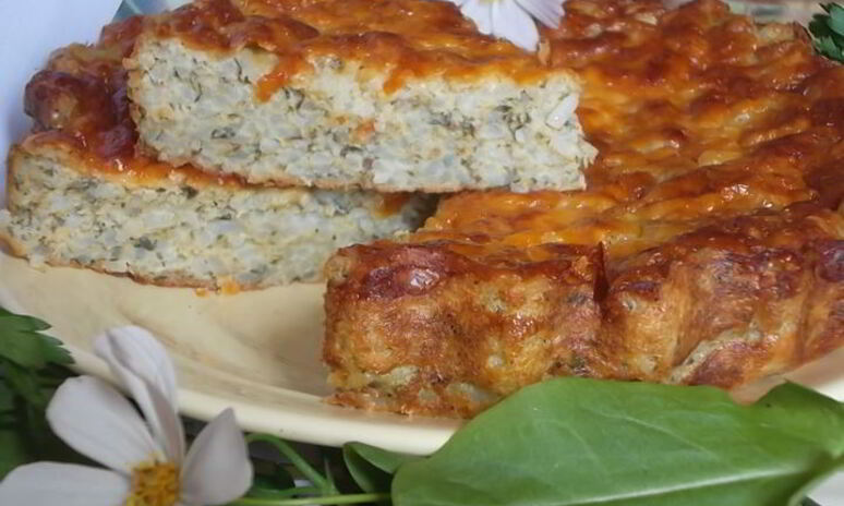 Рецепт запеканка из риса с щавелем