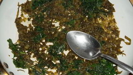 запеканка из риса с щавелем