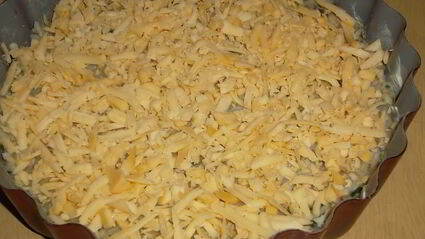 запеканка из риса с щавелем