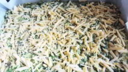 запеканка из шпината и сыра