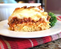 Запеканка из спагетти