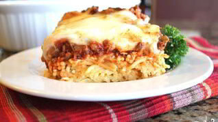 Запеканка из спагетти