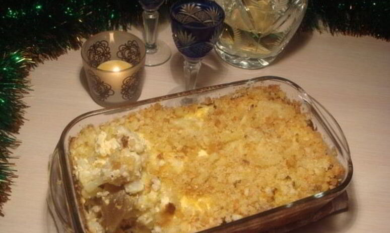 Рецепт запеканка из цветной капусты