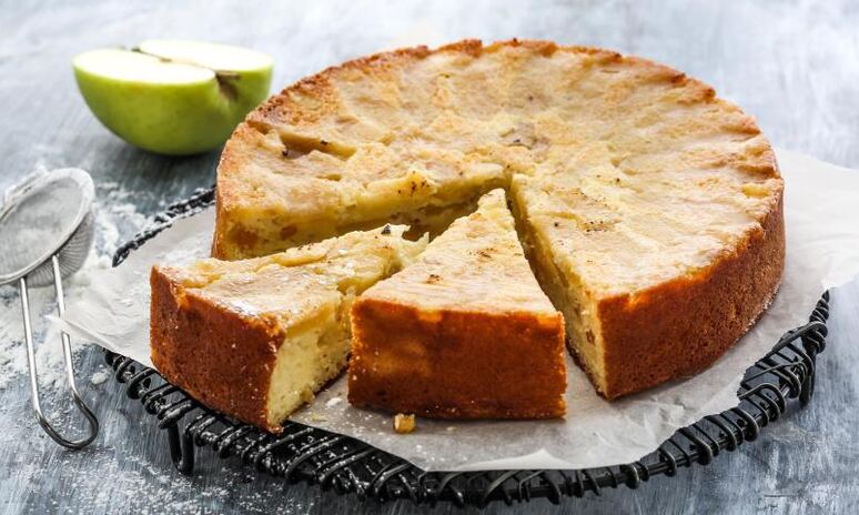 Рецепт запеканка из творога с яблоками и изюмом