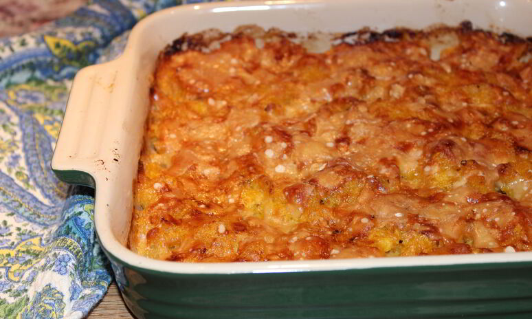 Рецепт запеканка из тыквы с пореем