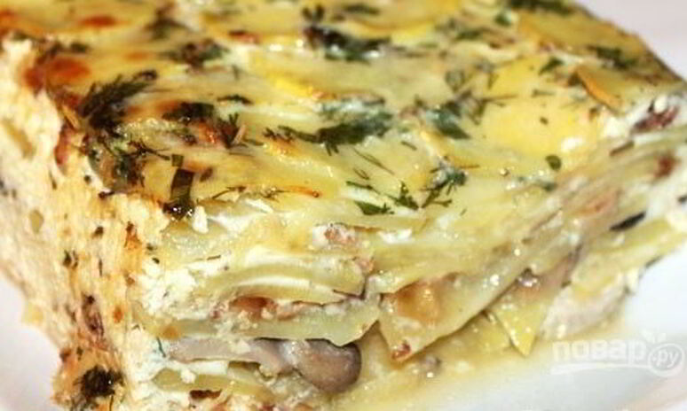 Рецепт запеканка картофельная с курицей в духовке