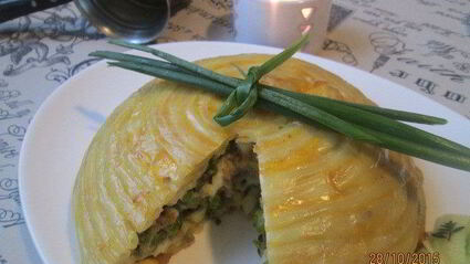 запеканка купол из макарон