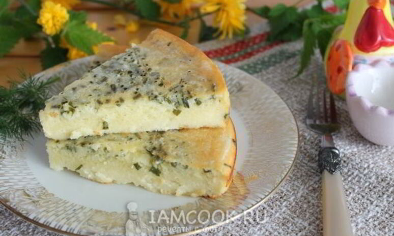 Рецепт запеканка на кефире с кукурузной мукой