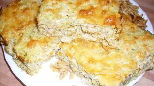 Запеканка с куриным филе, овощами и фасолью