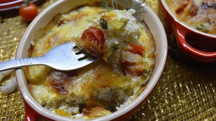 запеканка с тунцом под сырной корочкой