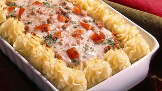 Запеканка с тушенкой