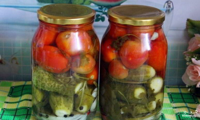 Рецепт ассорти из овощей на зиму