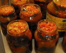 Баклажаны по-грузински на зиму