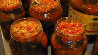 Баклажаны по-грузински на зиму