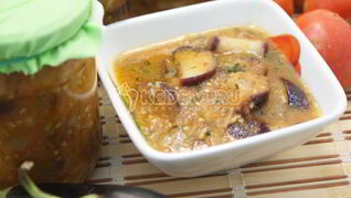 Баклажаны порезанные ломтиками