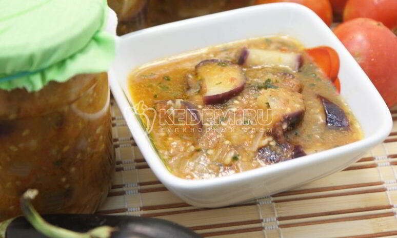 Рецепт баклажаны порезанные ломтиками