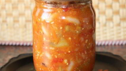 баклажаны с фасолью