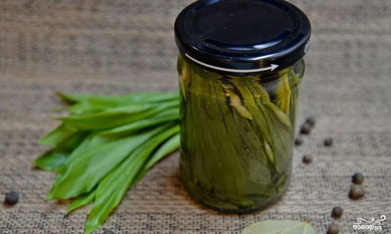 Рецепт черемша на зиму