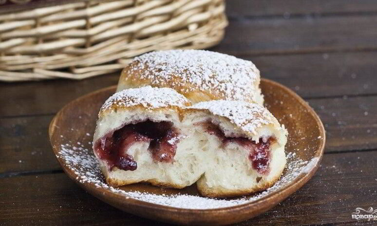 Рецепт булочки с джемом