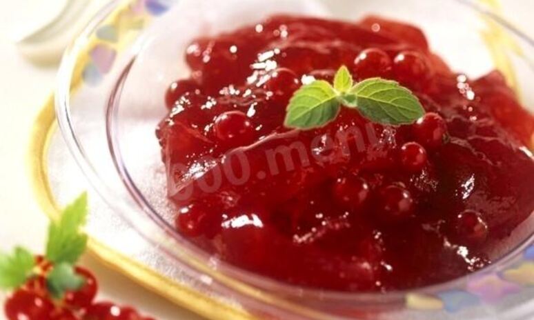 Рецепт джем из красной смородины на зиму