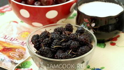 джем из вишни и шелковицы