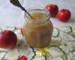 Грушево-яблочный джем с маком