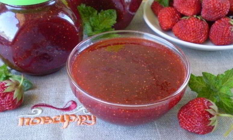 Рецепт клубничный джем