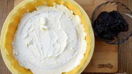 кростата с творогом и джемом