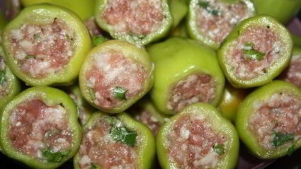 фаршированные болгарские перцы на зиму