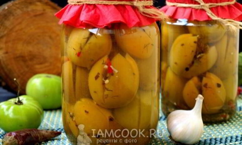 Рецепт фаршированные зеленые помидоры на зиму по-грузински