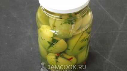 фаршированные зеленые помидоры на зиму по-грузински