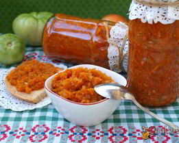 Икра из зеленых помидоров на зиму