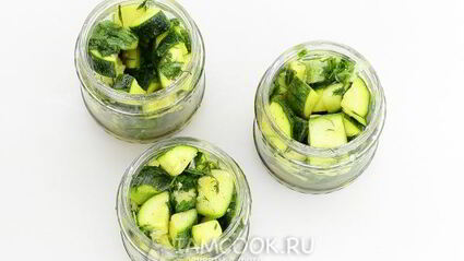 кабачки горячей консервации