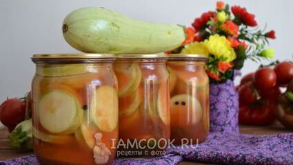 кабачки с кетчупом чили на зиму