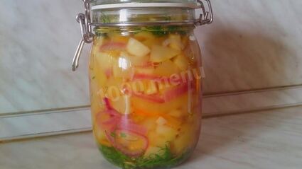 кабачки с перцем квашеные на зиму