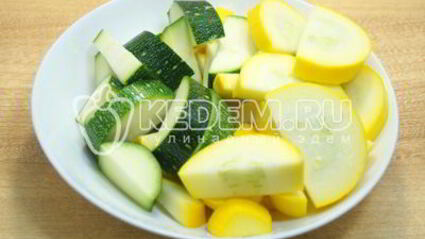 кабачки с помидорами на зиму