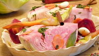 Капуста квашеная кусками