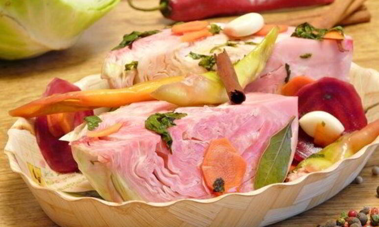 Рецепт капуста квашеная кусками