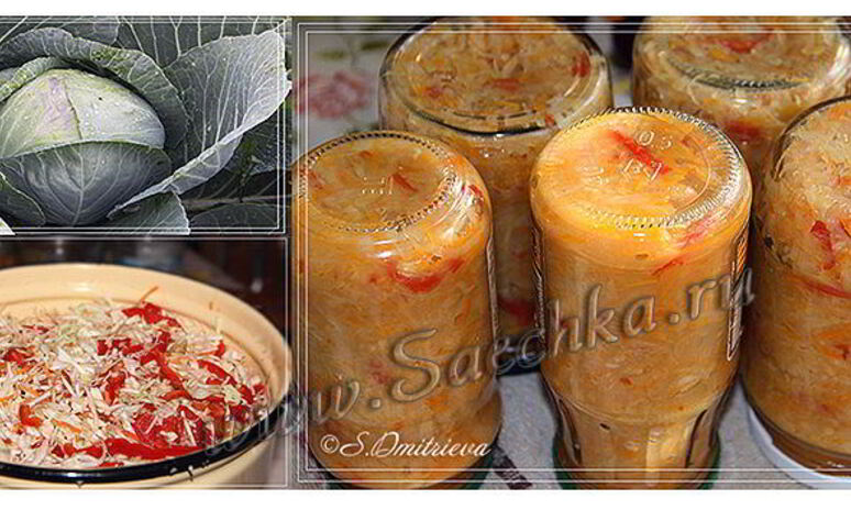 Рецепт капуста на зиму в банках